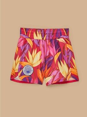 FARM Rio x Adidas Tropical Training Pacer Shorts M NWOT Athleisure Resort Wear